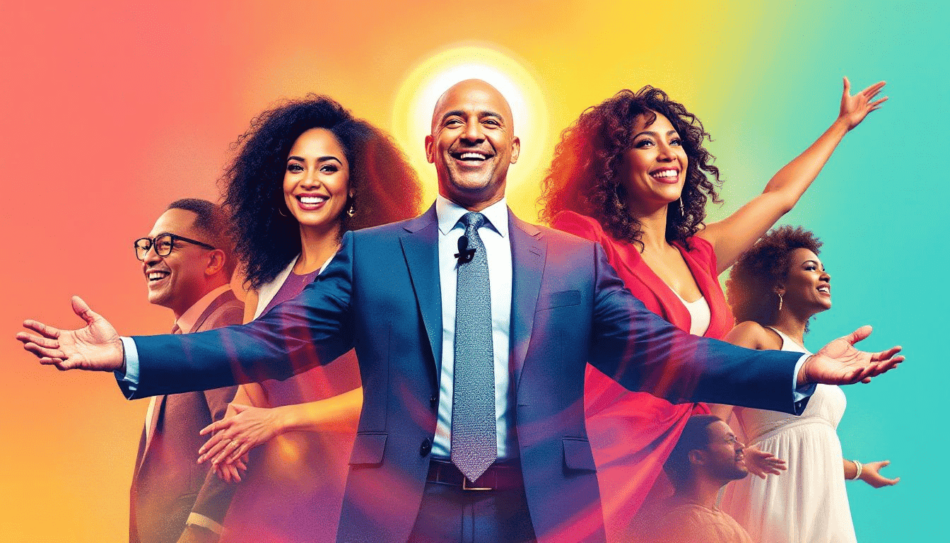 A collage of top personal growth coaches.